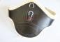 Preview: Leather Belly Girth "ATH Coronado Special" with Faux Fur Lining, black and dark brown, 130 cm