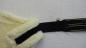 Preview: Leather Belly Girth "ATH Coronado Special" with Faux Fur Lining, black and dark brown, 130 cm