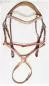 Mobile Preview: Bridle "Soft & Classy II" with Mexican Noseband, English Leather, incl. Web Reins