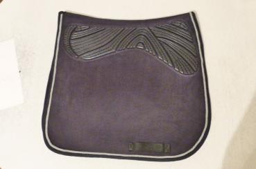 Acavallo Dressurschabracke mit doppelseitigem Gel Pad in schwarz mit Kordel