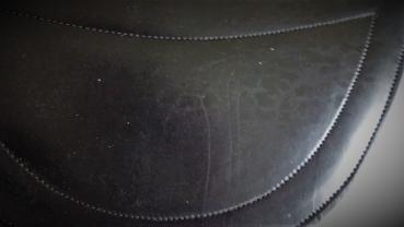 Stollenschutzgurt "ATH Crown" aus Leder, schwarz, 95 cm