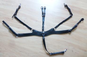 5 Point Breastplate  „W&S“ (Wide & Safe) for Ponies