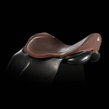 Acavallo Gel Seat Saver with Gel Upper Side (Gel Out), brown