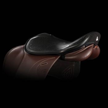 Acavallo Gel Seat Saver with Gel Upper Side (Gel Out), black