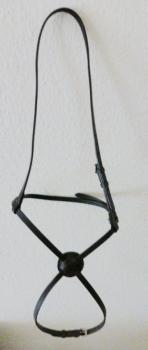 Mexican Noseband, leather, classic design