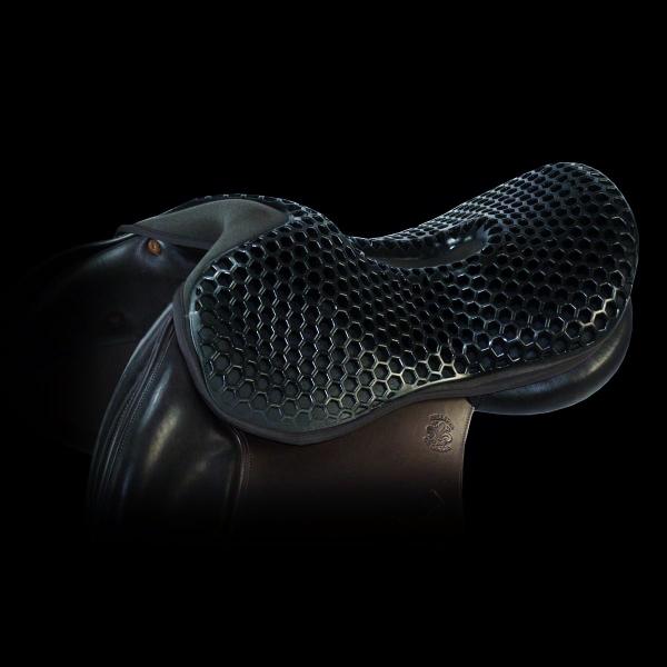 Acavallo Sattelsitzkissen “ORTHO-PUBIS” mit Geloberseite schwarz