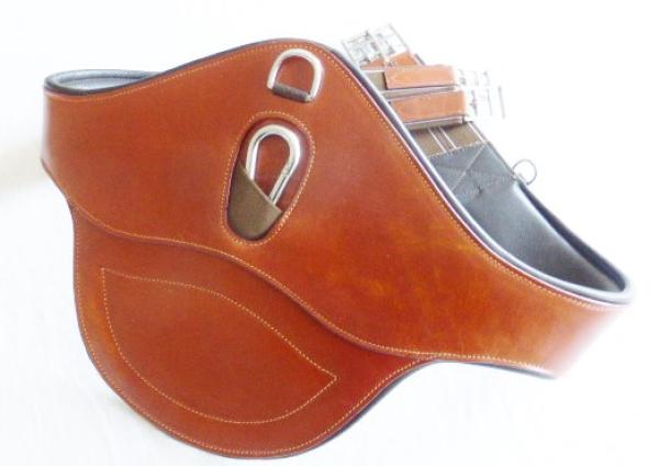 Stollenschutzgurt "ATH Coronado II" mit Karabiner und D-Ring, hellbraun, 125 cm
