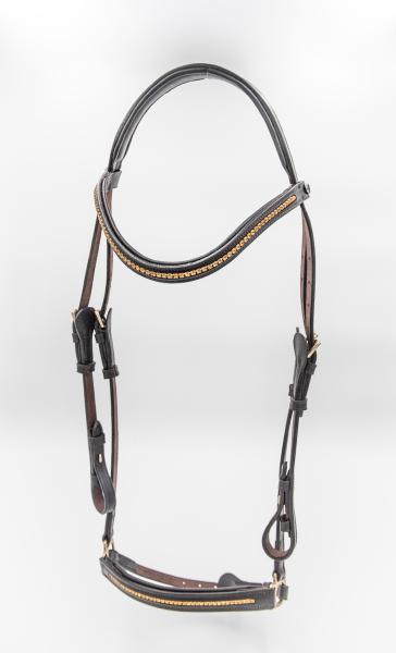 ATH Icelandic Bridle "Laki" with Rhinestones, various colours
