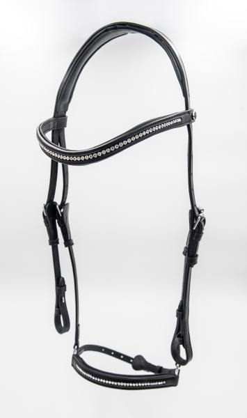 ATH Icelandic Bridle "Laki" with Rhinestones, various colours