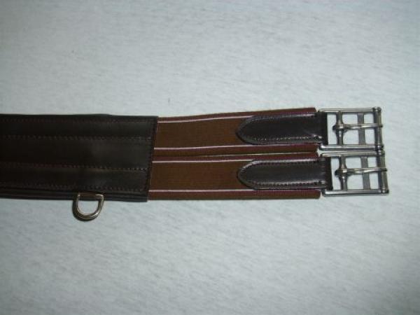 Leather Belly Girth "ATH Crown", 95 cm, dark brown