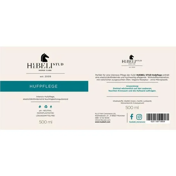 Hoof Oil Huebeli, 500 ml