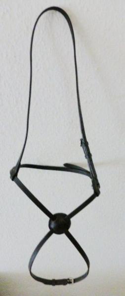 Mexican Noseband, leather, classic design